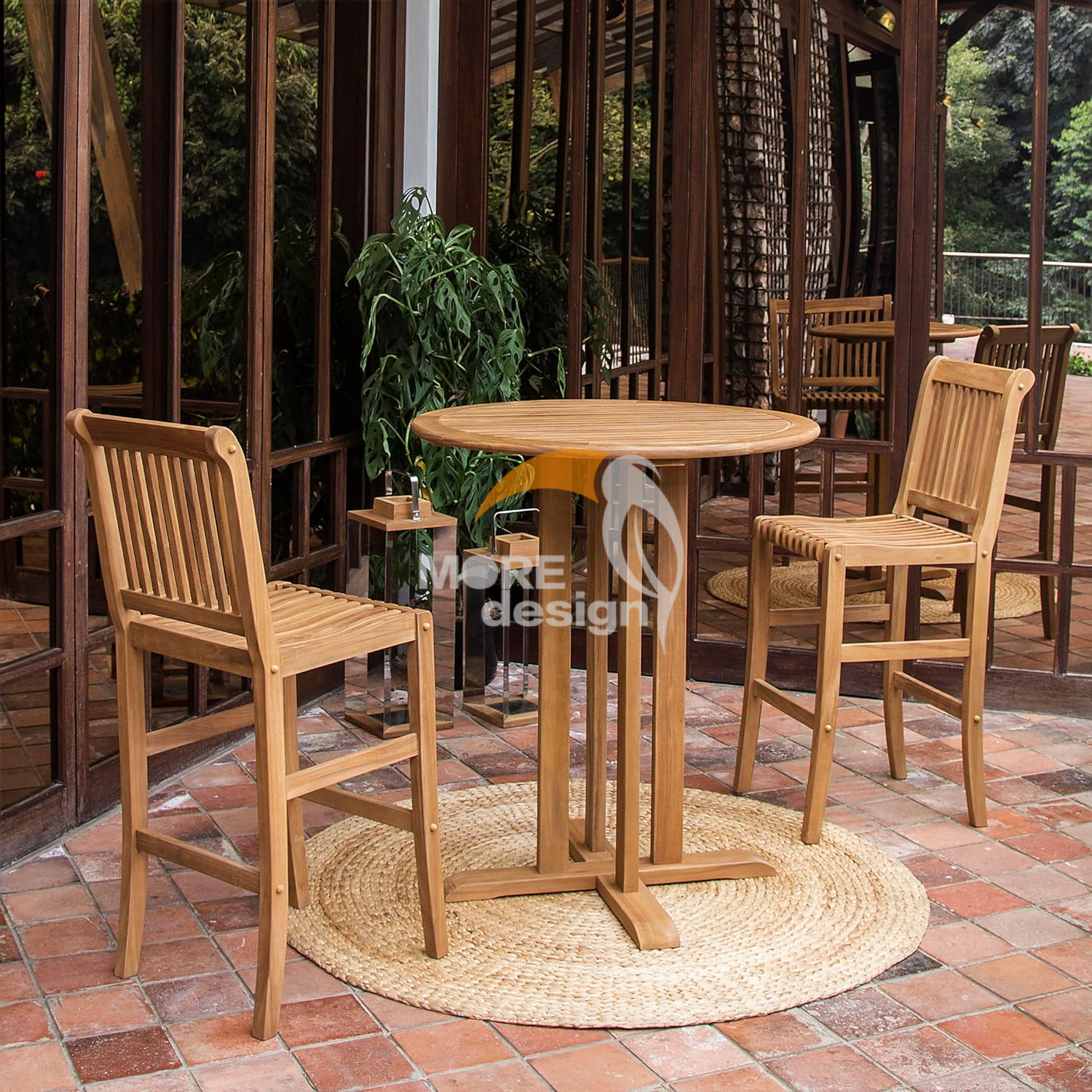 Wooden restaurant booth-MD-RB0021