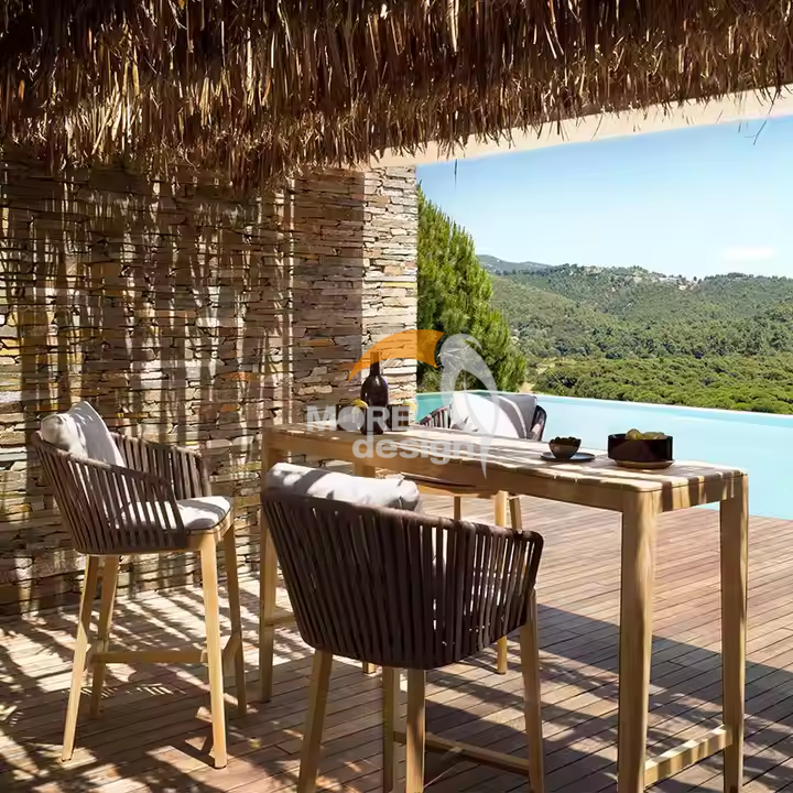 Rope restaurant booth-MD-RB0027