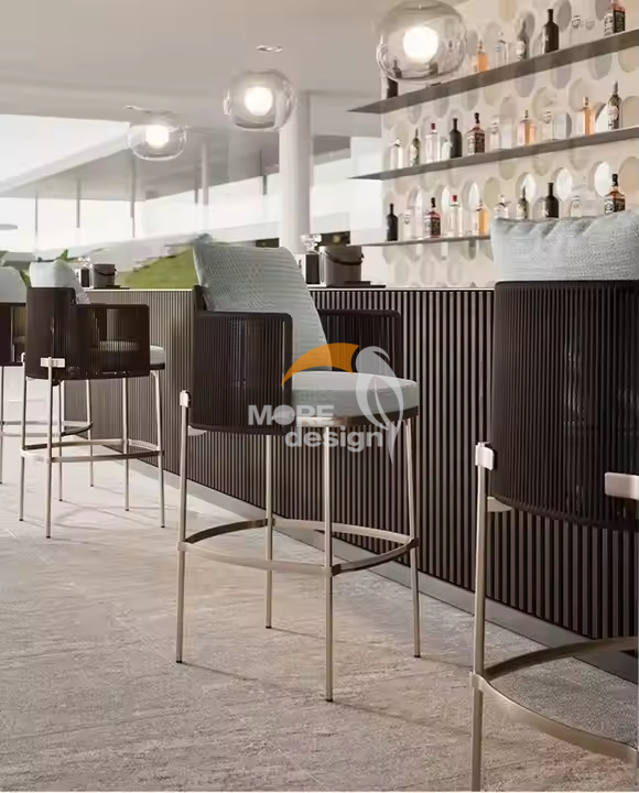 Wooden restaurant booth-MD-RBB0017