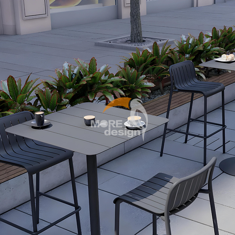 Stainless steel restaurant bar table-MD-RB0013