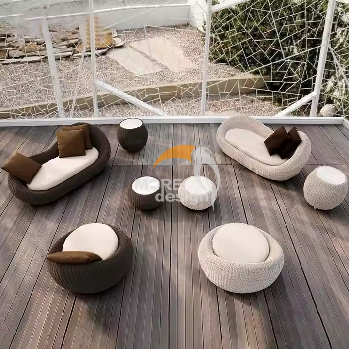 Rope outdoor series sofa-MD-0006