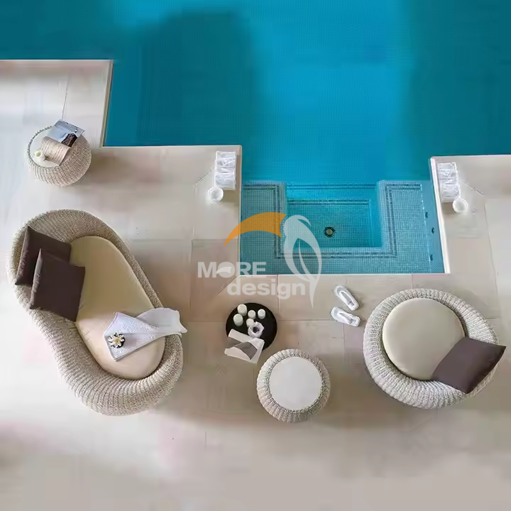 Rope outdoor series sofa-MD-0006