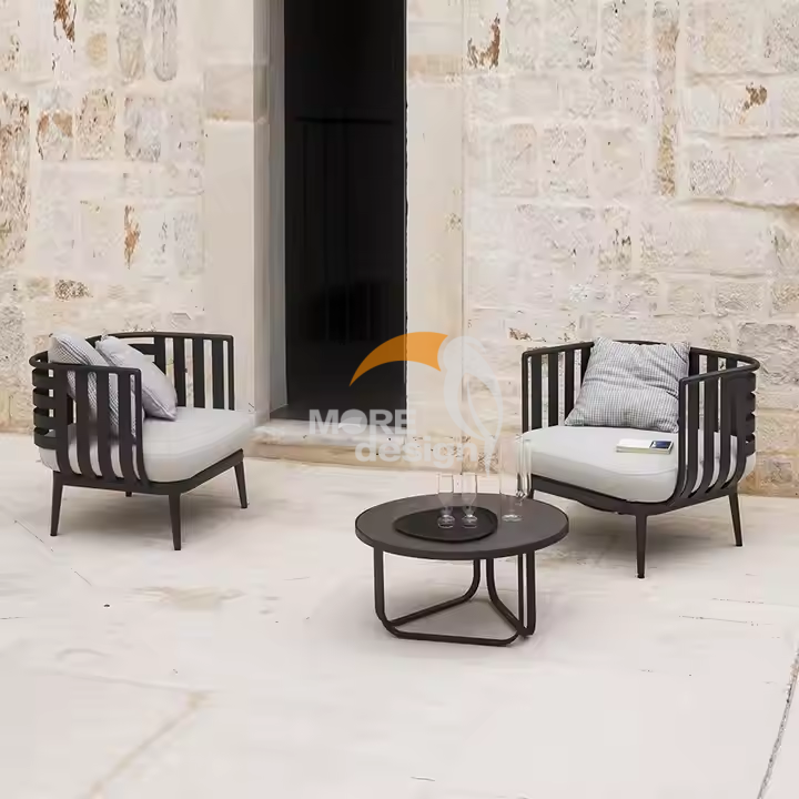 Aluminum outdoor series sofa-MD-0003