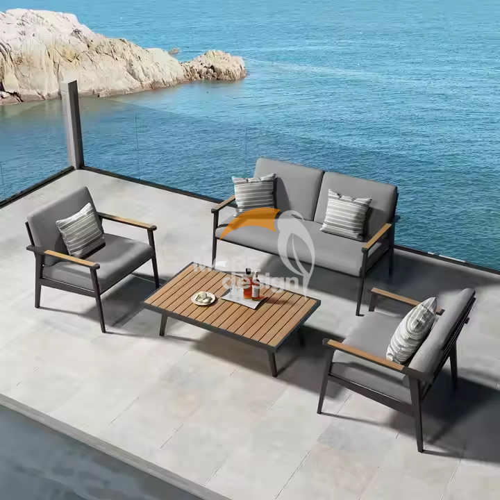 Aluminum outdoor series sofa-MD-0001