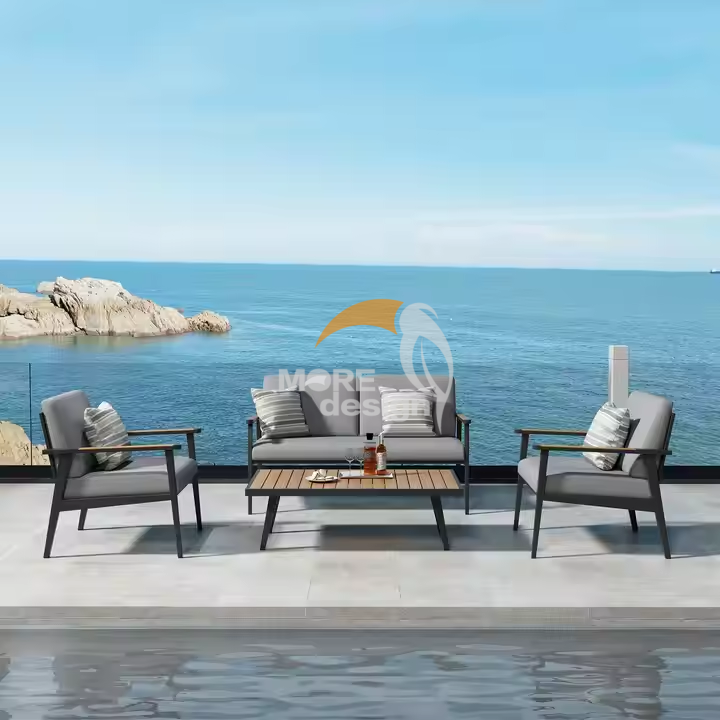 Aluminum outdoor series sofa-MD-0001