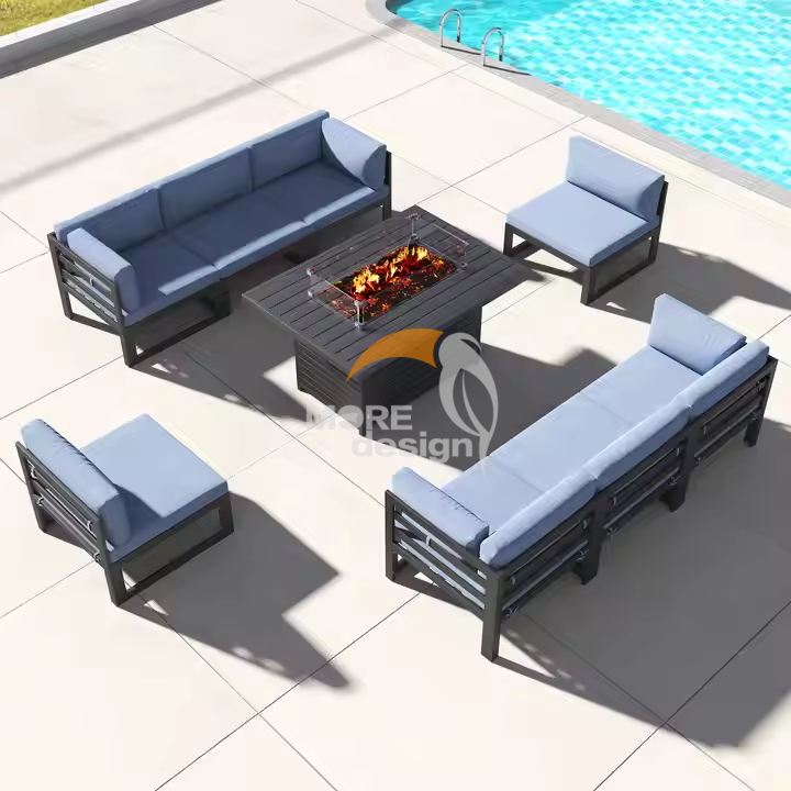 Aluminum outdoor series sofa-MD-0004