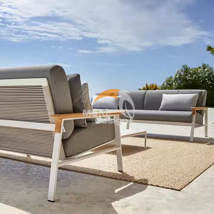 Aluminum outdoor series sofa-MD-0005