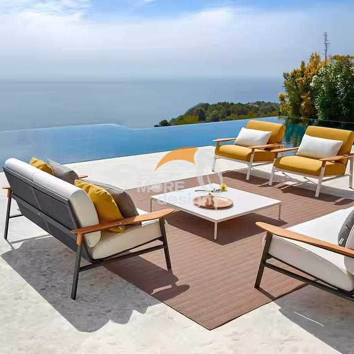 Aluminum outdoor series sofa-MD-0005