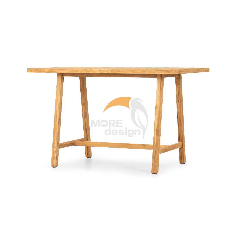 Wood restaurant bar table-0019