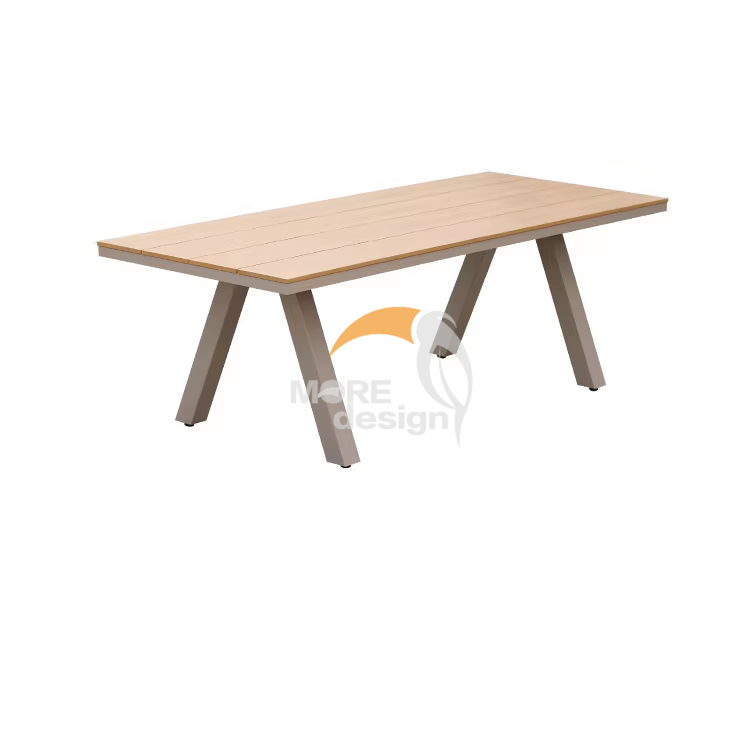 Plastic wood restaurant table-MD-RT0011