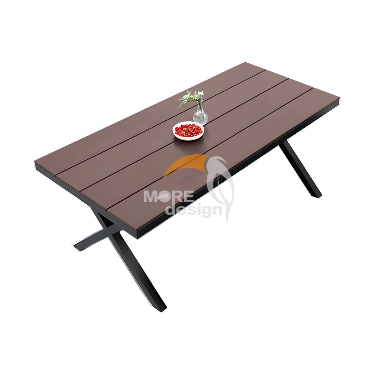 Plastic wood restaurant table-MD-RT0012