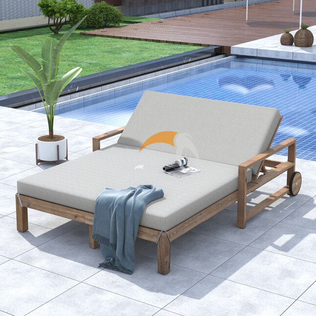 Wood sun lounger-MD-BS0022