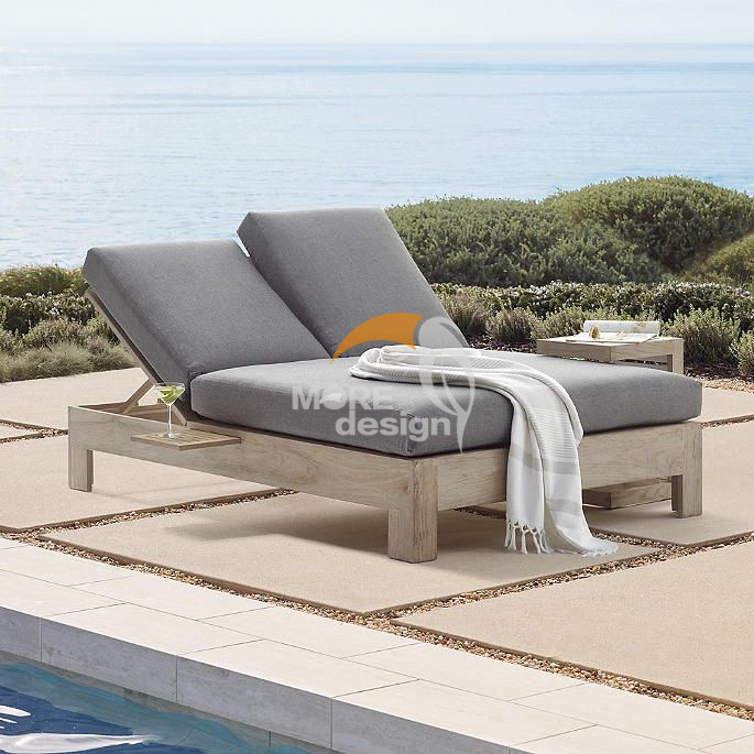 Wood sun lounger-MD-BS0013