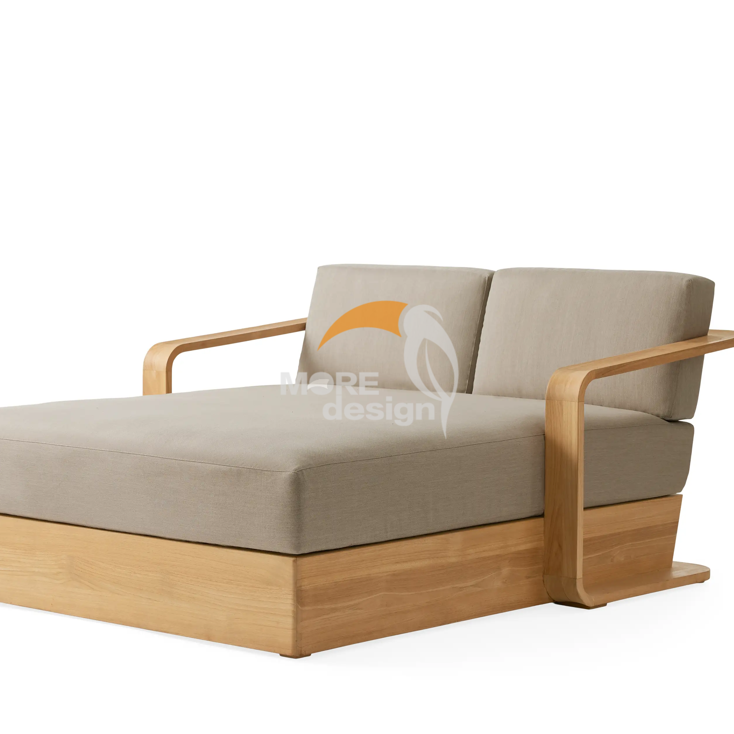 Wood sun lounger-MD-BS0006