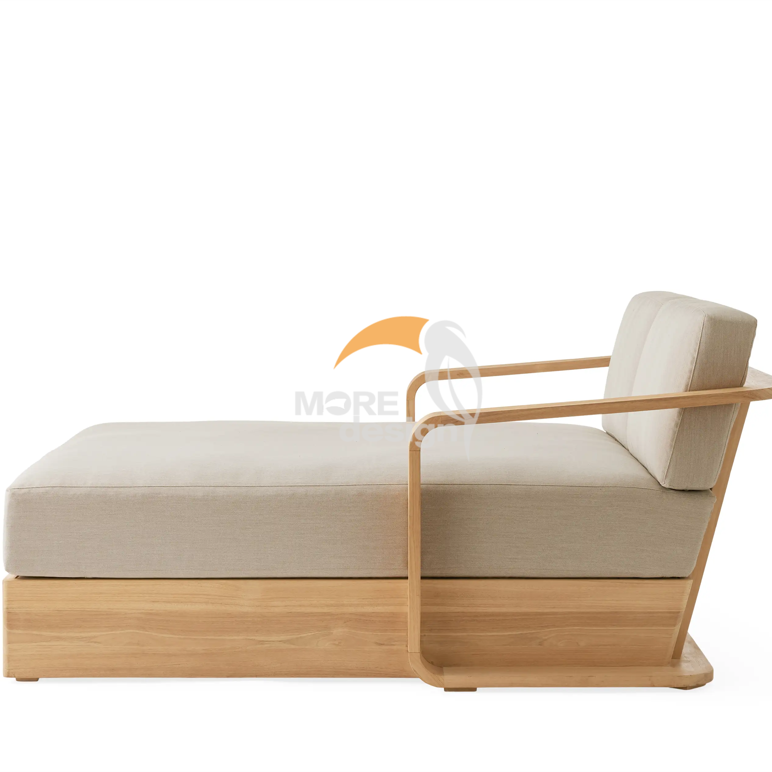Wood sun lounger-MD-BS0006