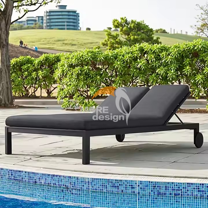 Wood sun lounger-MD-BS0017
