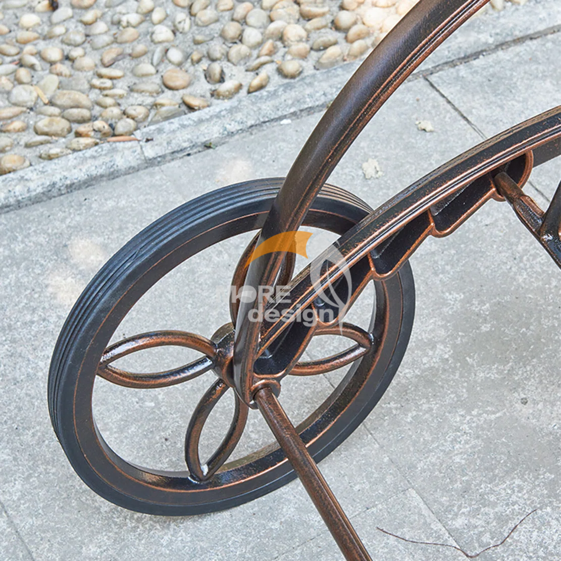 Cast aluminium sun lounger-MD-BS0020