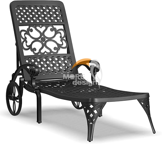 Cast aluminium sun lounger-MD-BS0019