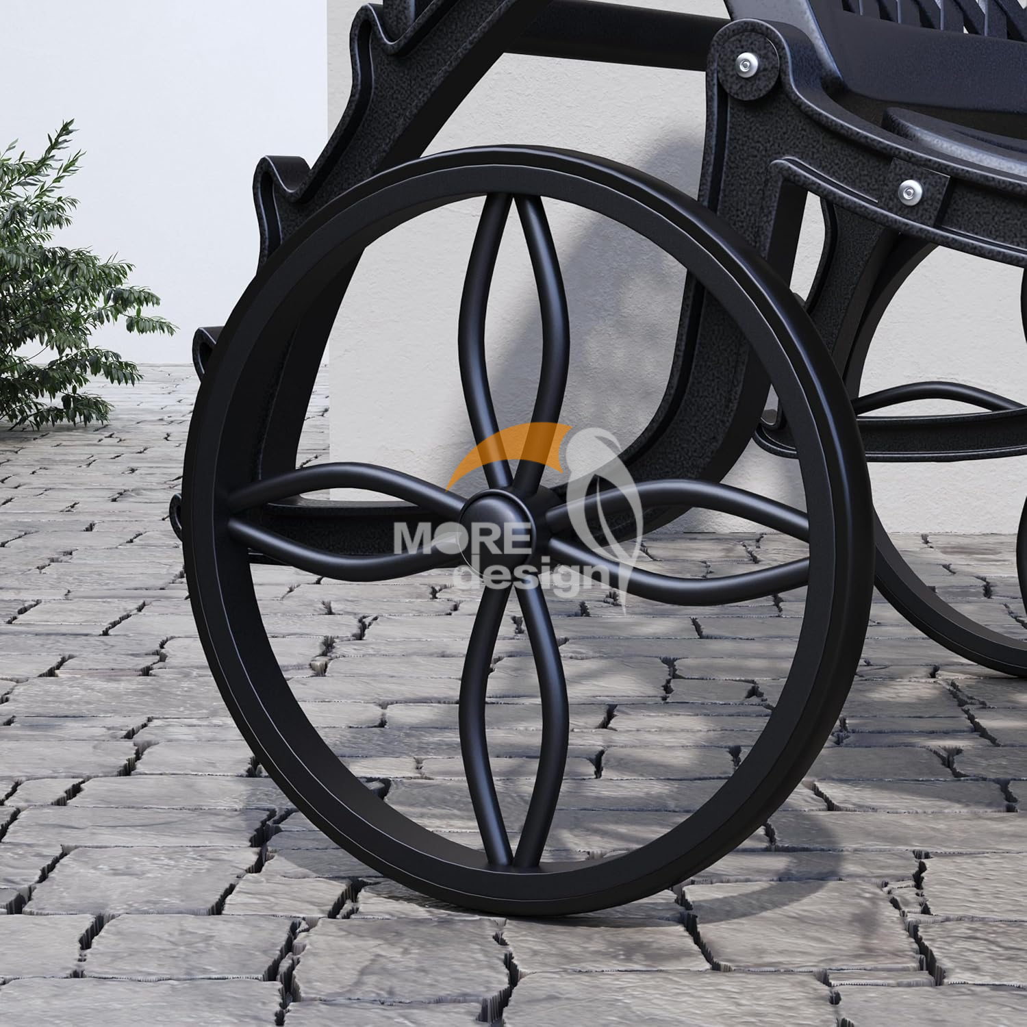 Cast aluminium sun lounger-MD-BS0019