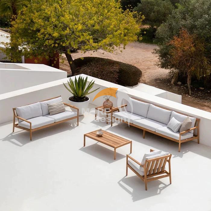 Teak outdoor series sofa-MD-0036