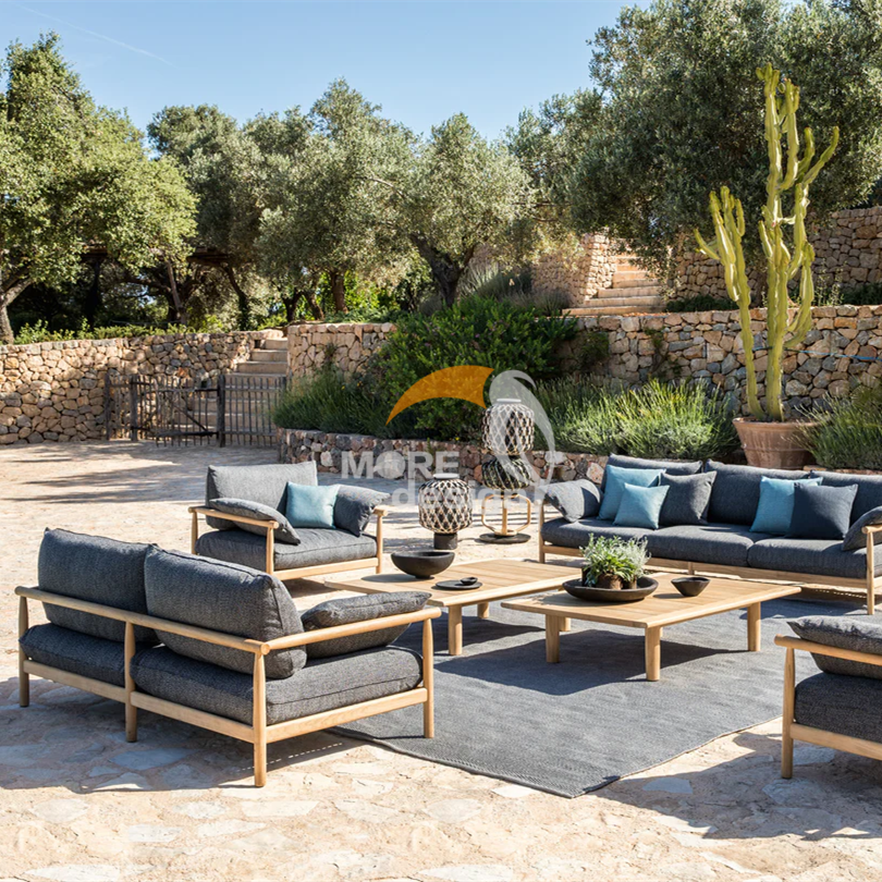 Teak outdoor series sofa-MD-0042