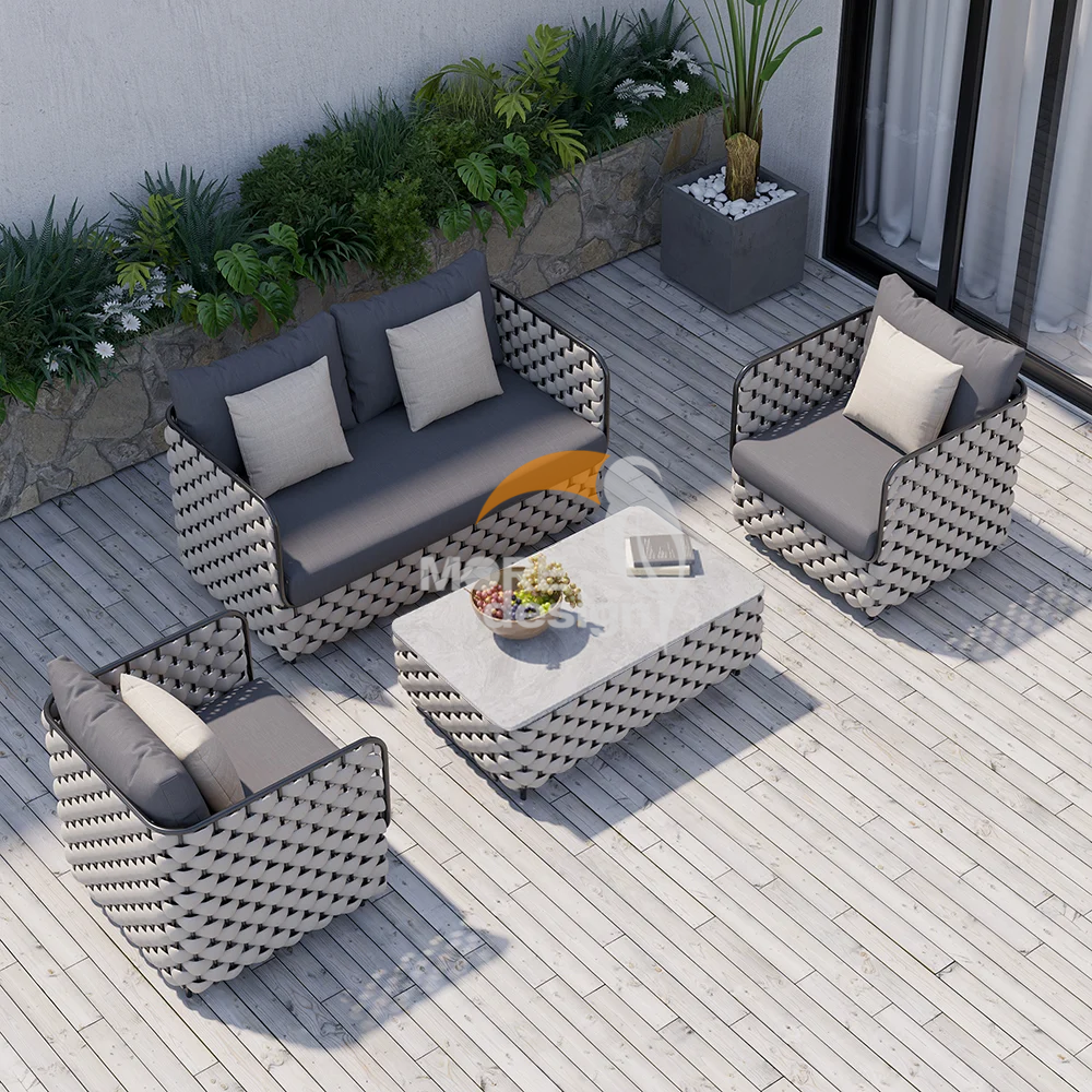 Rope outdoor series sofa-MD-0061
