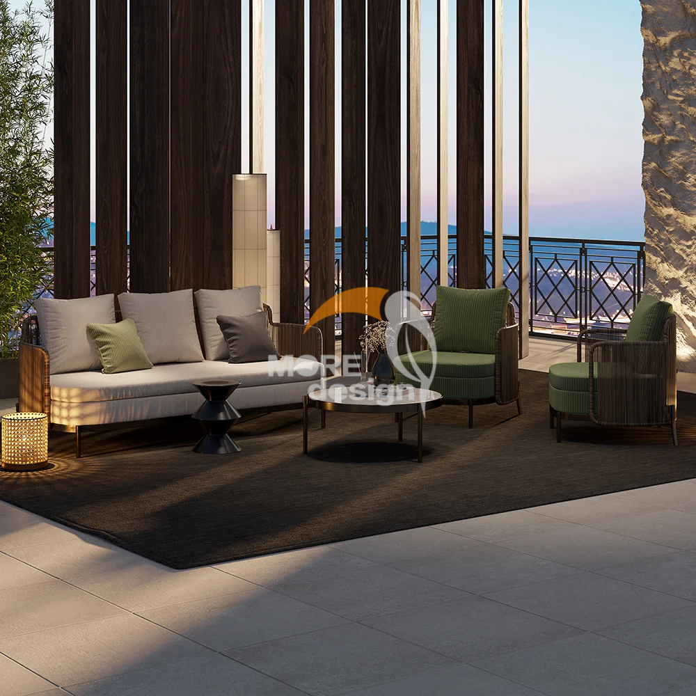 Rope outdoor series sofa-MD-0062