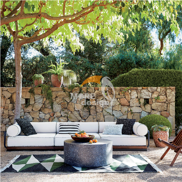 Aluminum outdoor series sofa-MD-0035