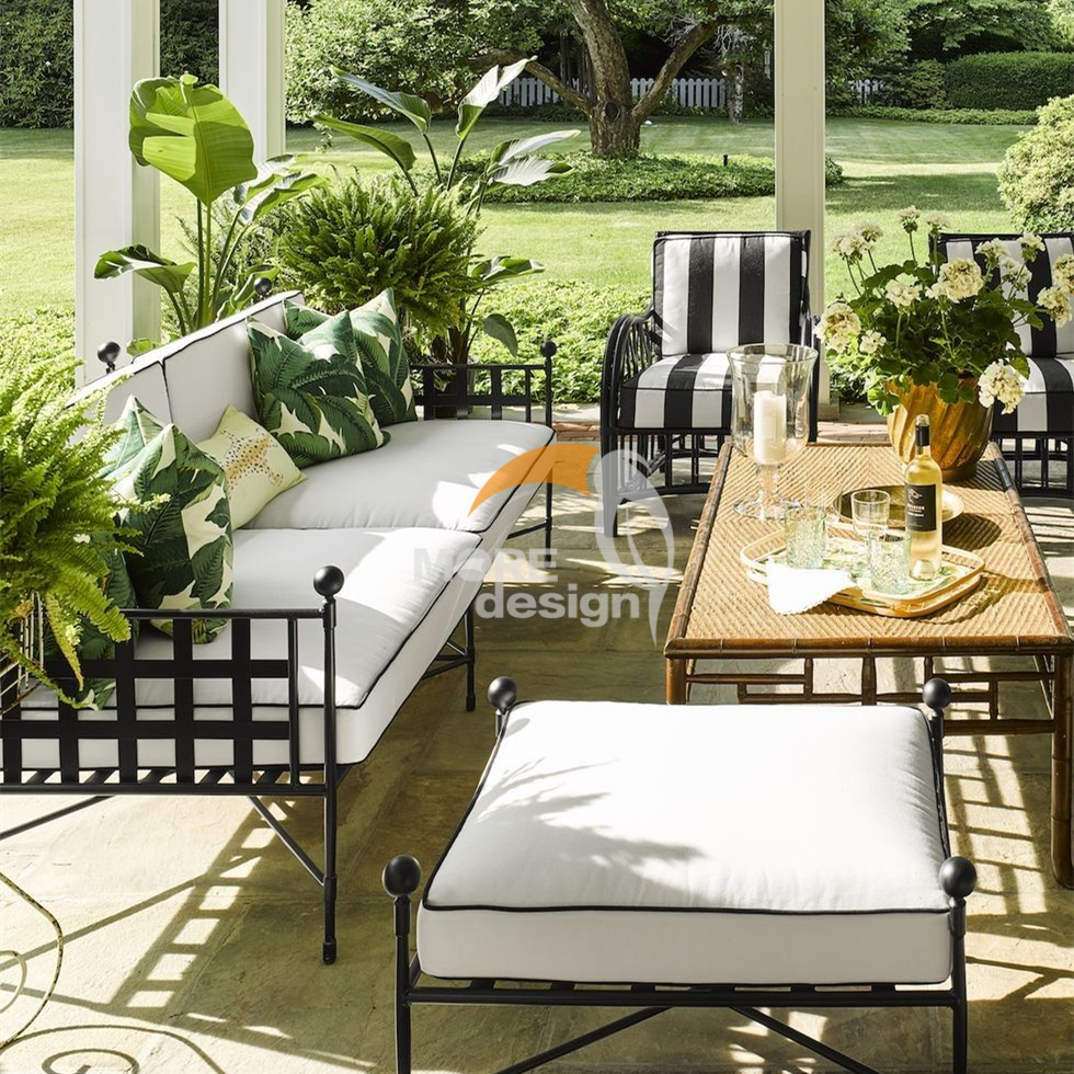 Aluminum outdoor series sofa-MD-0036