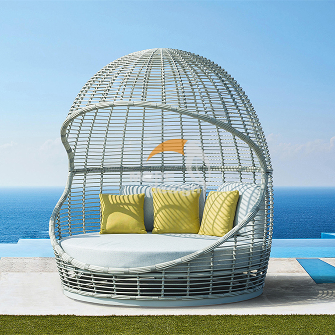 Rattan beach daybed-MD-BD0023