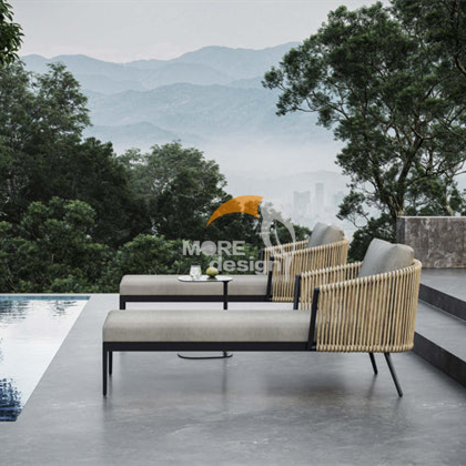 Wood sun lounger-MD-BS0005