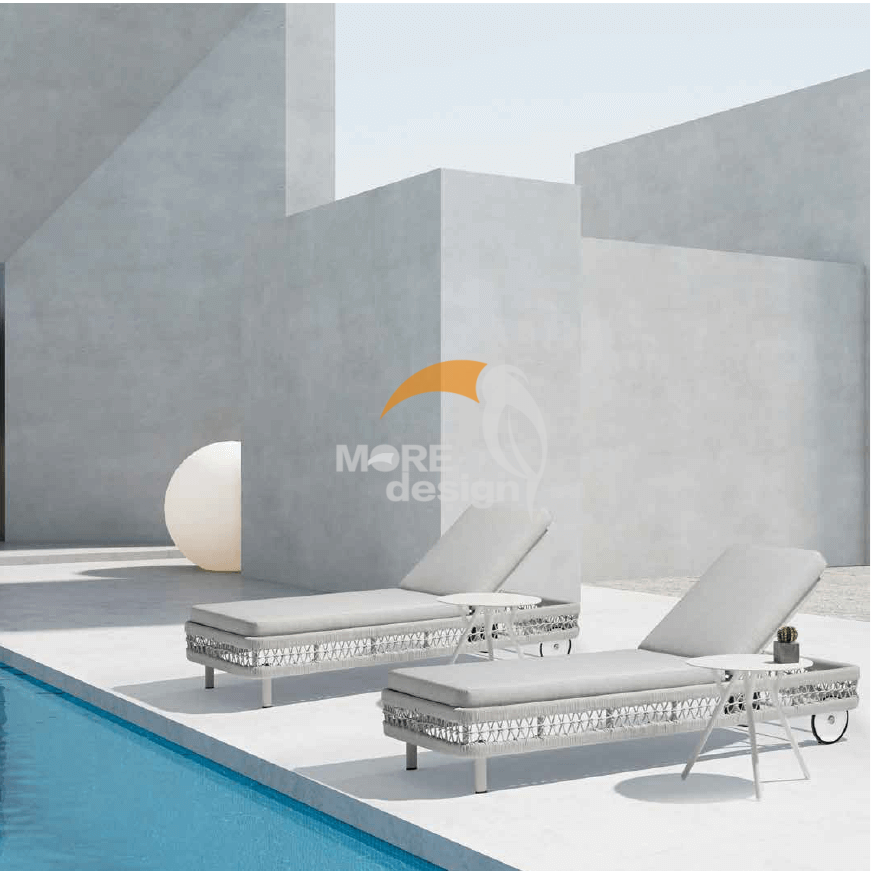 Wood sun lounger-MD-BS0005