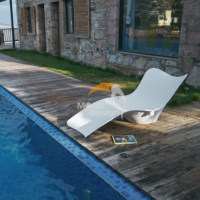 Wood sun lounger-MD-BS0005