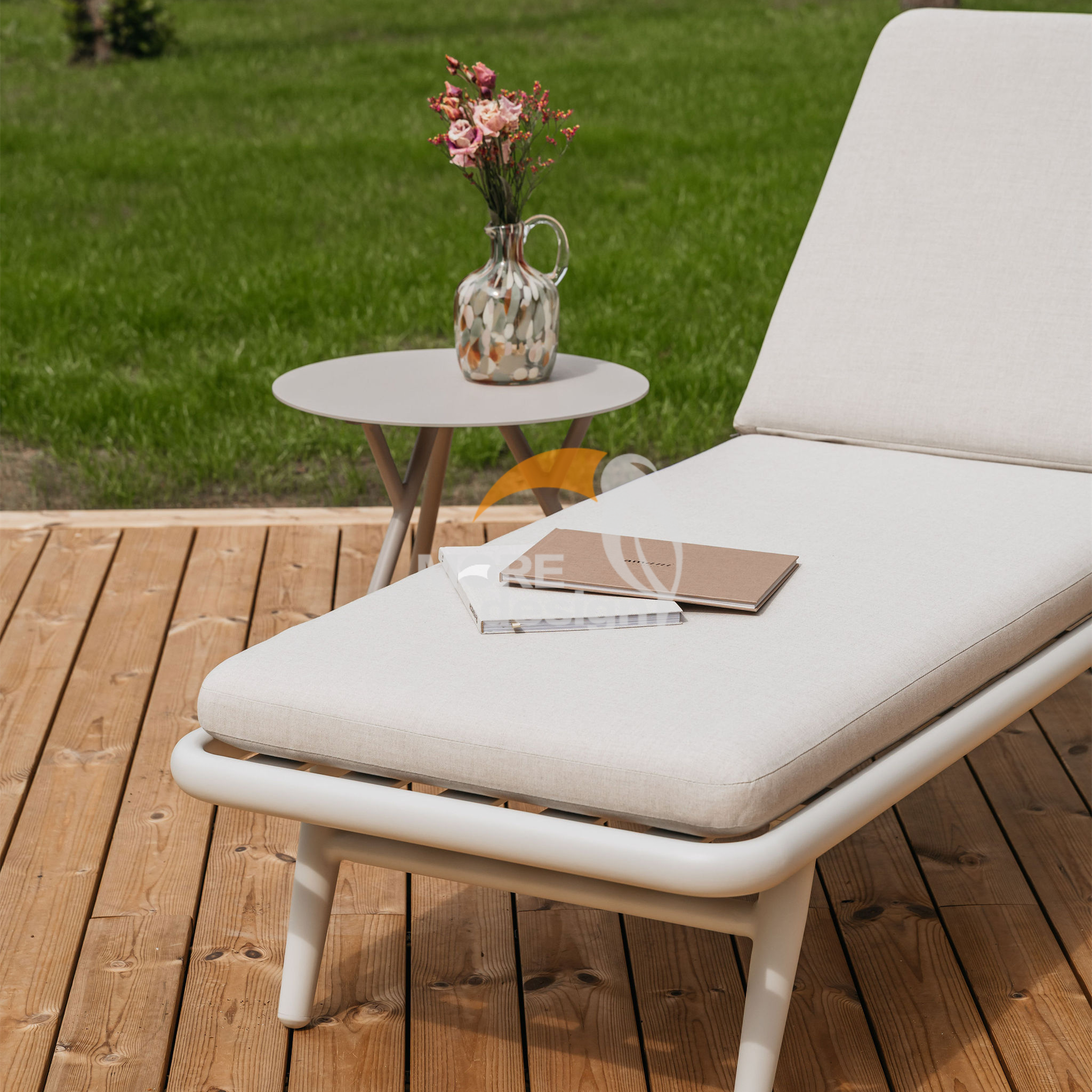 Wood sun lounger-MD-BS0005