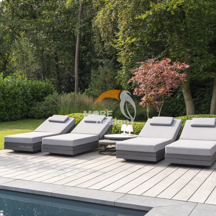 Wood sun lounger-MD-BS0005