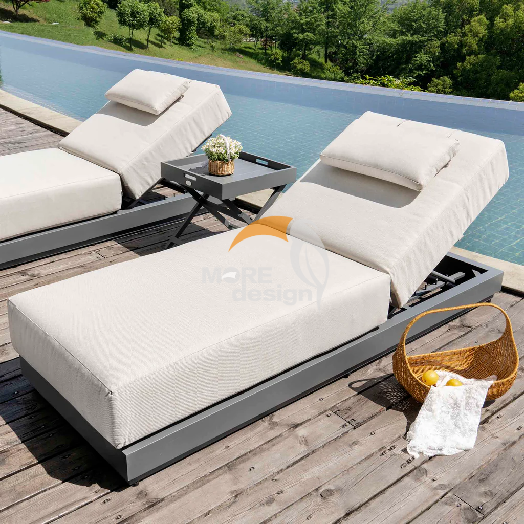 Wood sun lounger-MD-BS0005