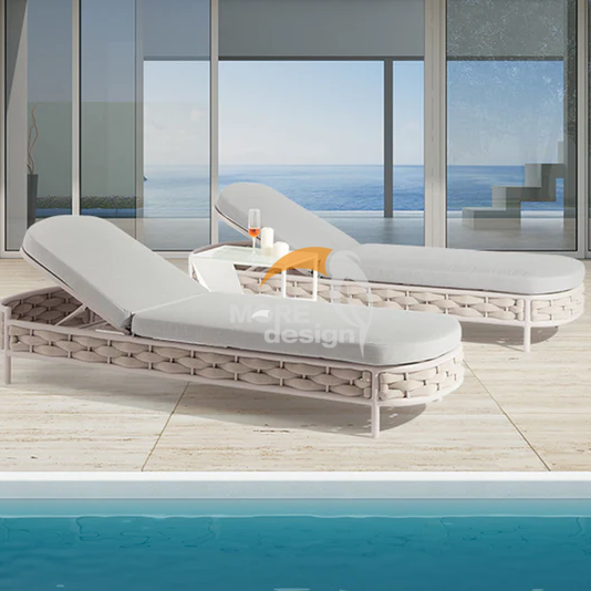 Wood sun lounger-MD-BS0005