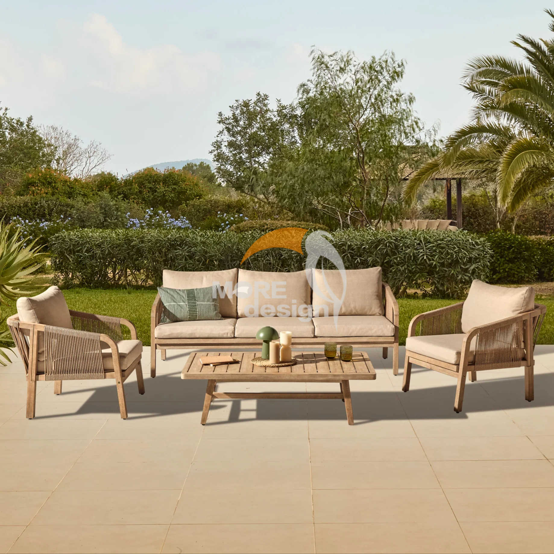 Rope outdoor series sofa-MD-0071