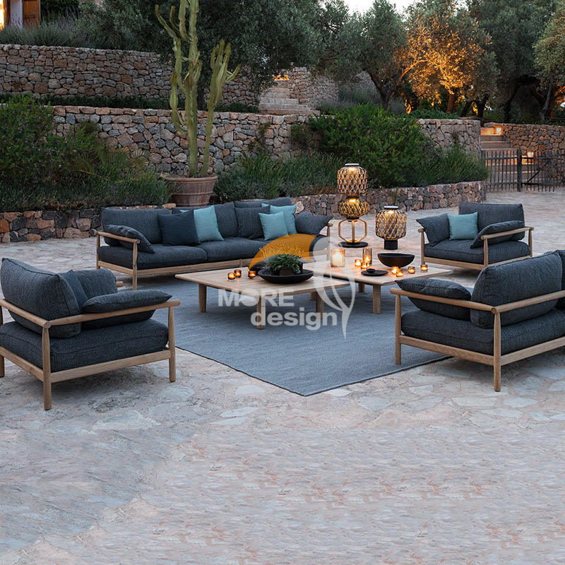 Teak outdoor series sofa-MD-0061