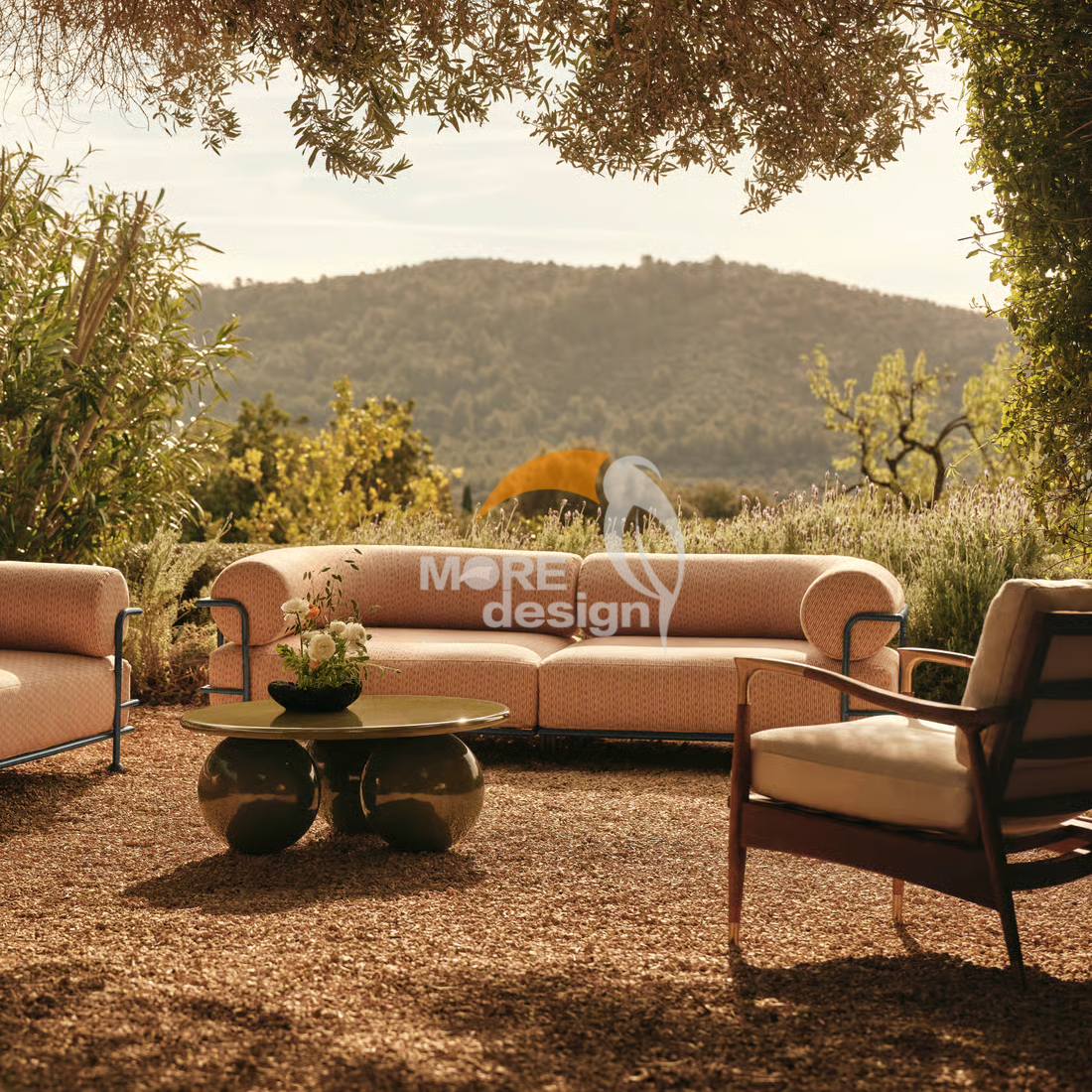 Aluminum outdoor series sofa-MD-0038