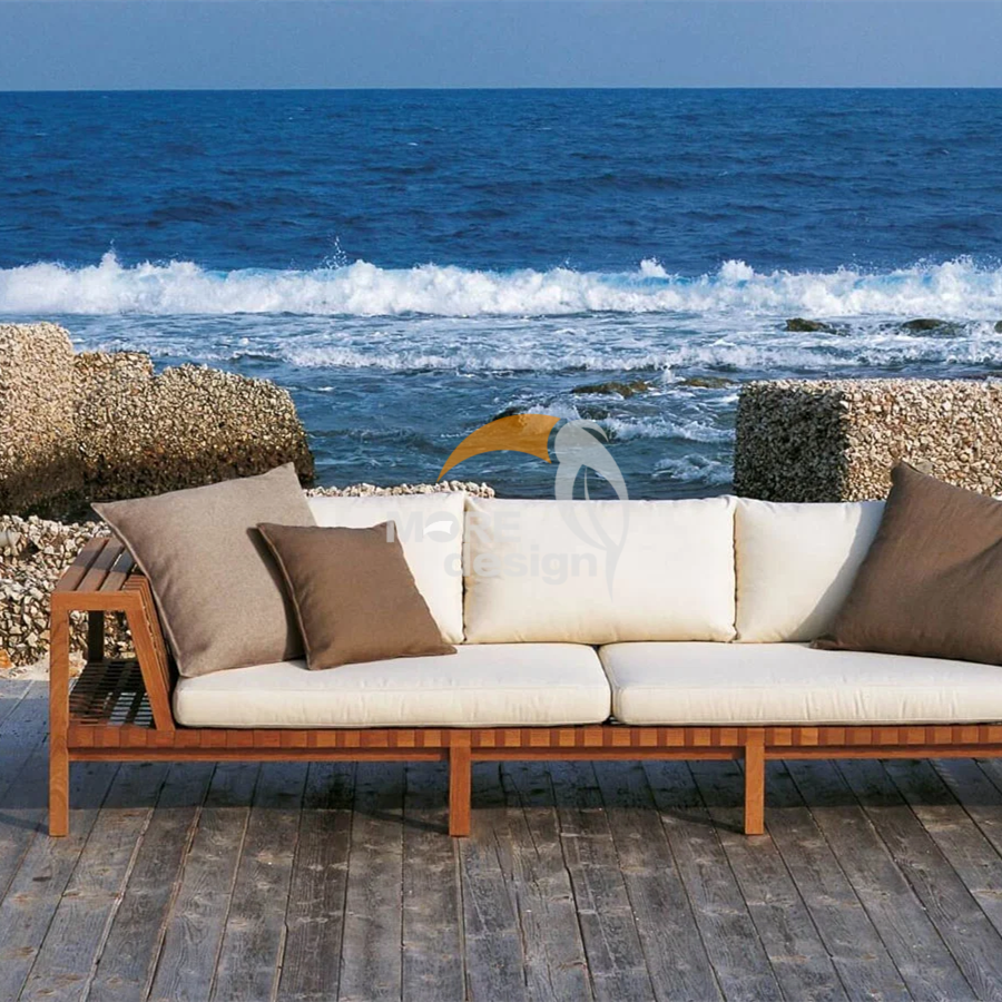 Teak outdoor series sofa-MD-0065