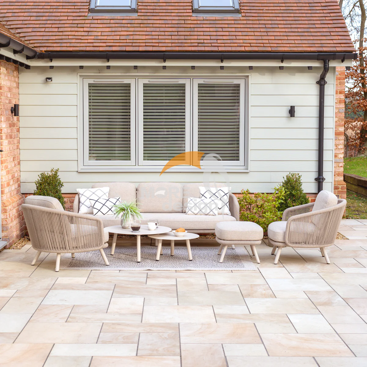 Rope outdoor series sofa-MD-0071