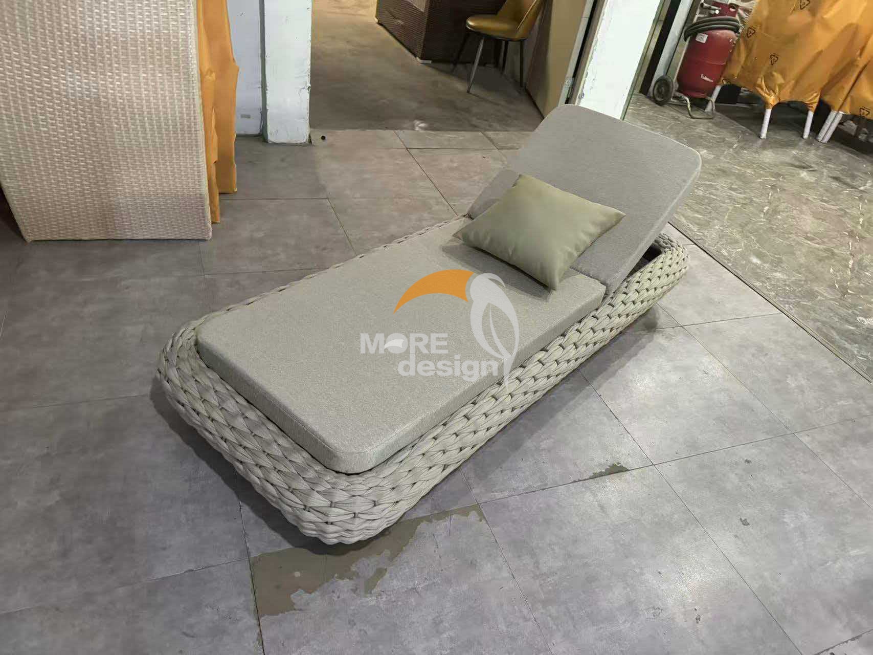 Wood sun lounger-MD-BS0008