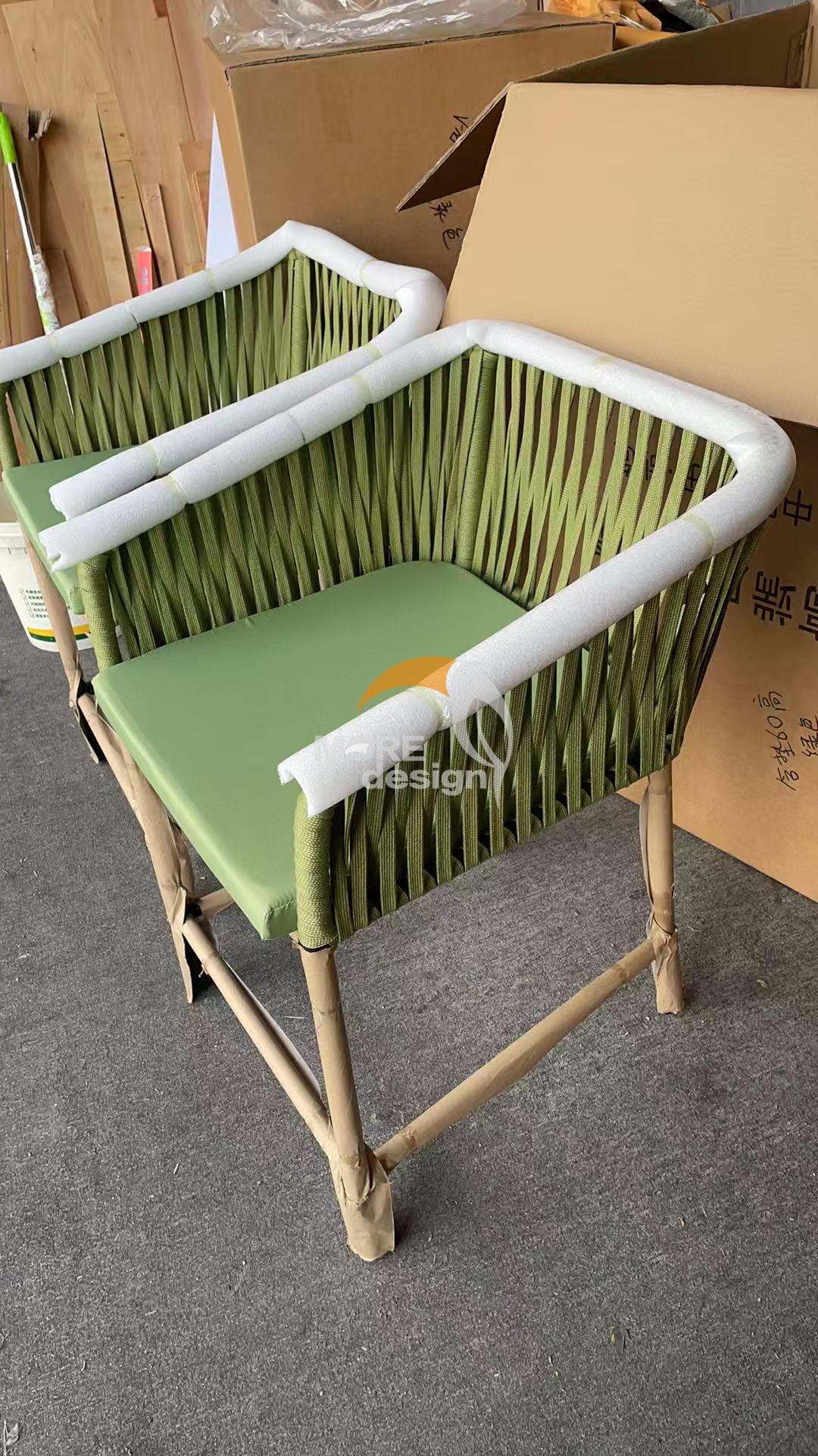 Rattan restaurant booth-MD-RBB0002