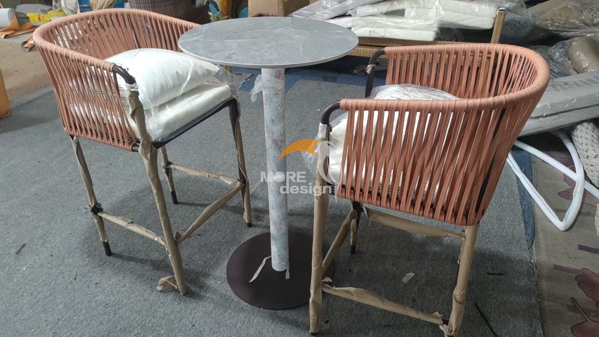 Rattan restaurant booth-MD-RBB0002