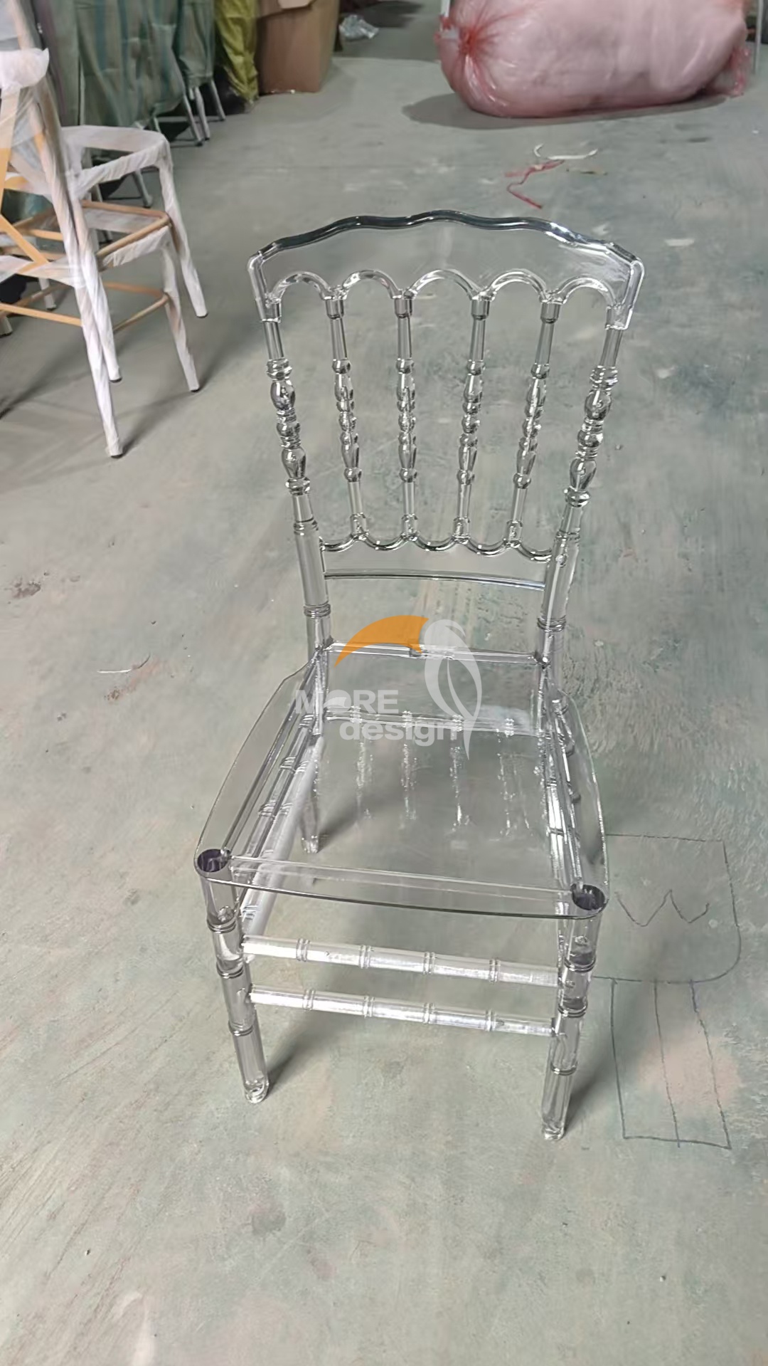 Acrylic wedding chair-MD-WC0001