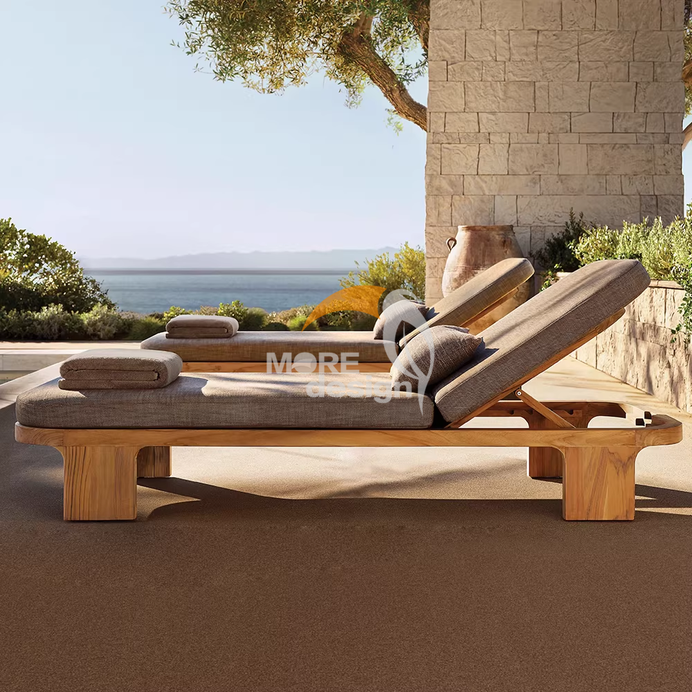Wood sun lounger-MD-BS0002