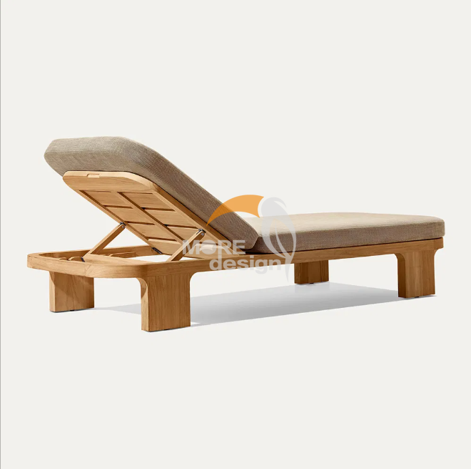 Wood sun lounger-MD-BS0002