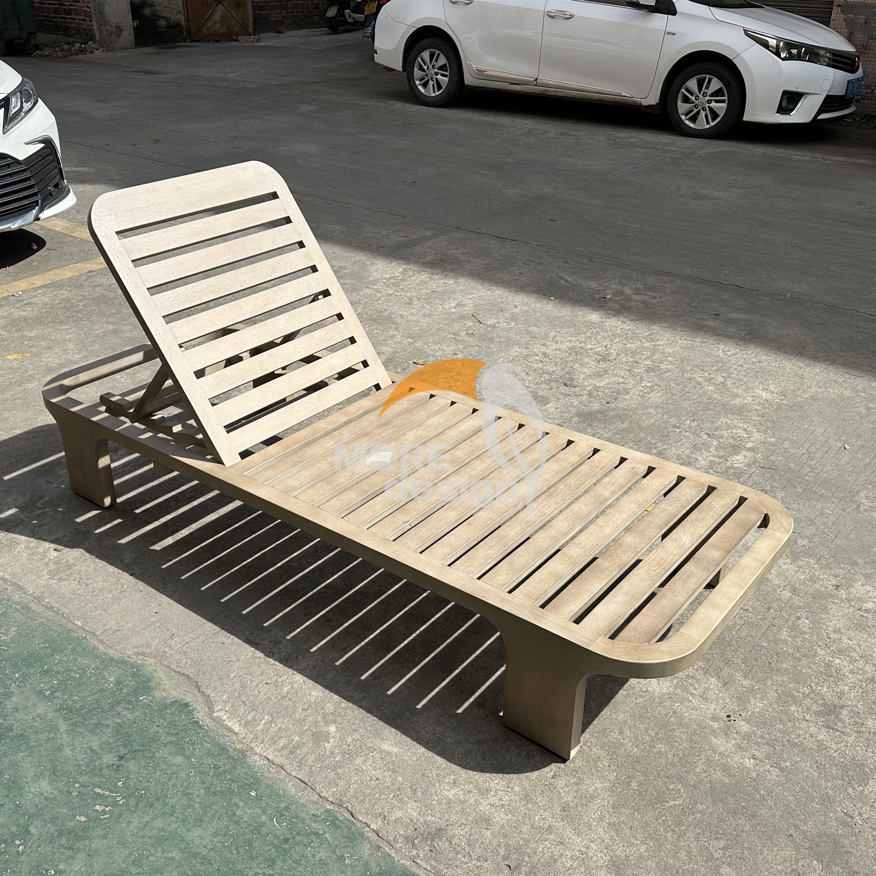 Wood sun lounger-MD-BS0002