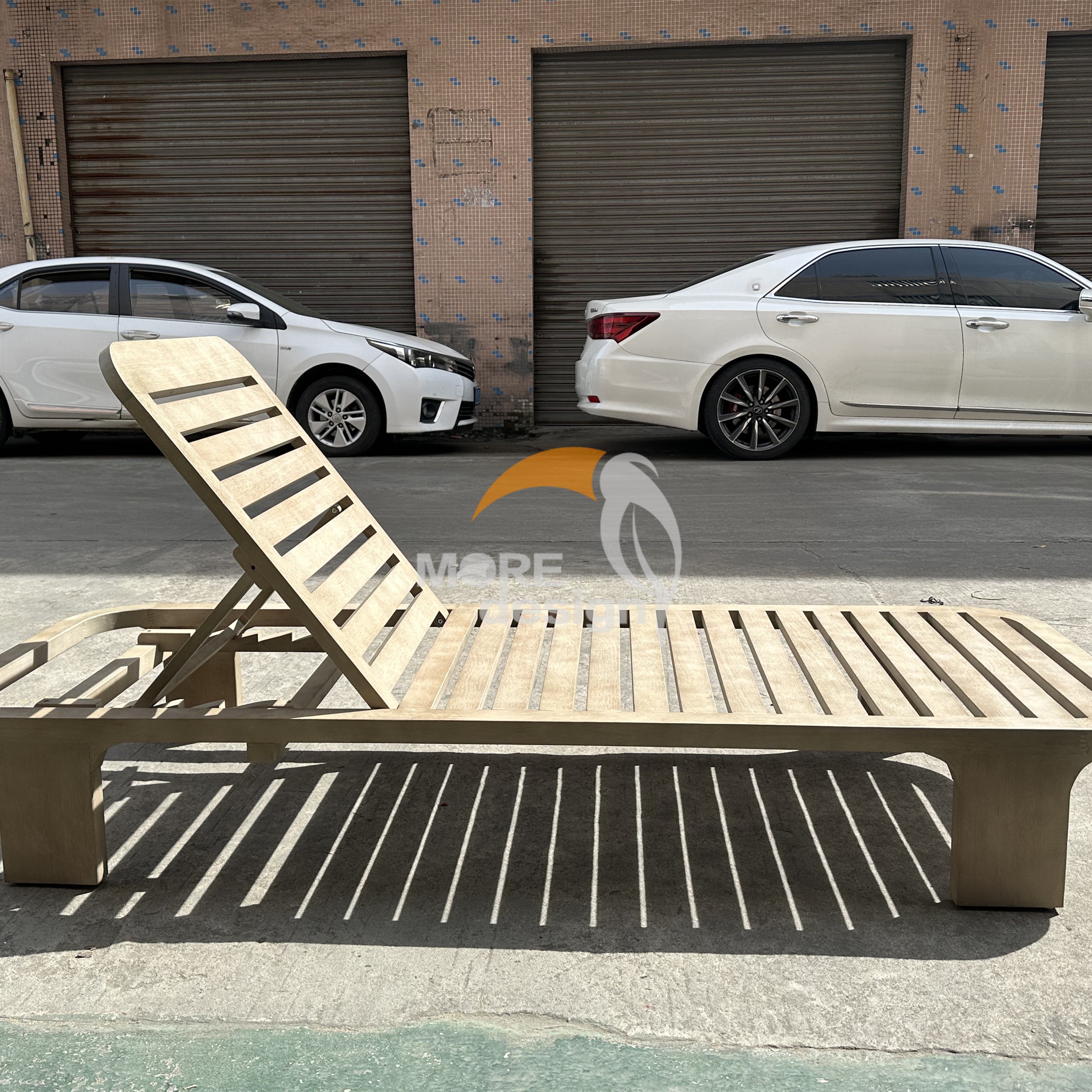Wood sun lounger-MD-BS0002